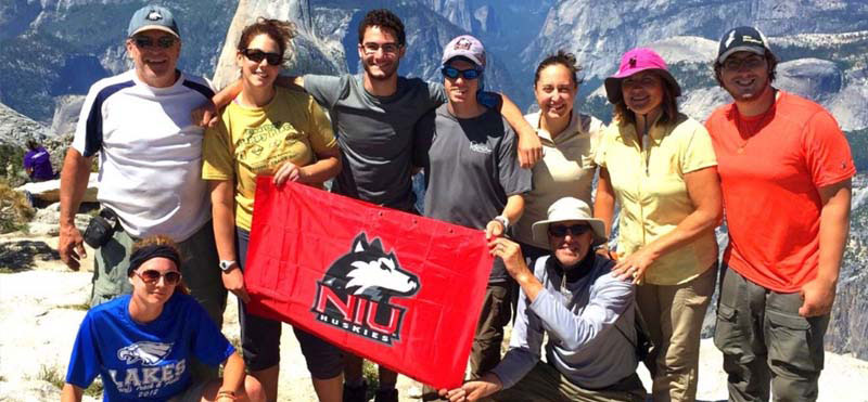 Students on an Adventures trip